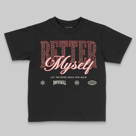 Jordan 3 "World’s Best Dad" DopeSkill Toddler Kids T-shirt Better Myself Graphic Streetwear - black