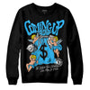 Jordan 1 High Retro OG “University Blue” DopeSkill Sweatshirt Money Bag Coming Up Graphic Streetwear - Black 