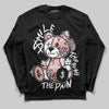 Jordan 1 Low OG “Rust Pink” DopeSkill Long Sleeve T-Shirt Smile Through The Pain Graphic Streetwear - Black
