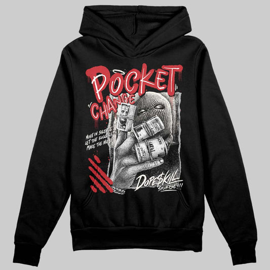 Jordan 4 “Flight Club” DopeSkill Hoodie Sweatshirt Pocket Change Graphic Streetwear - Black