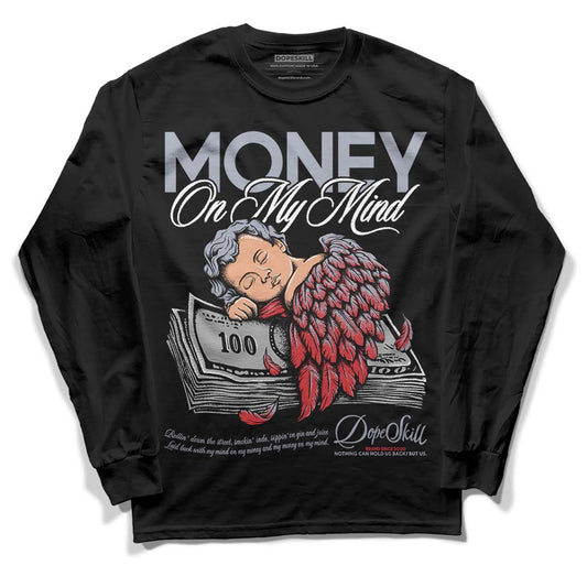 Jordan 4 “Bred Reimagined” DopeSkill Long Sleeve T-Shirt MOMM Graphic Streetwear - Black