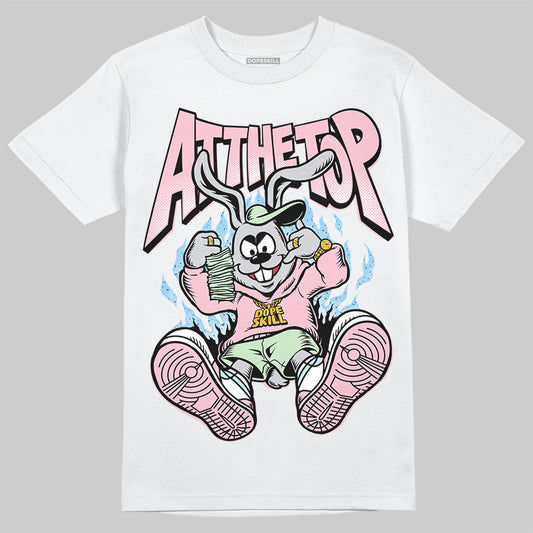 Jordan 4 Retro Valentine's Day (2026) (GS) DopeSkill T-Shirt At The Top Graphic Streetwear - White