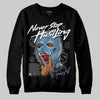 Jordan 12 Retro 'Melo' DopeSkill Sweatshirt Never Stop Hustling Graphic Streetwear - black