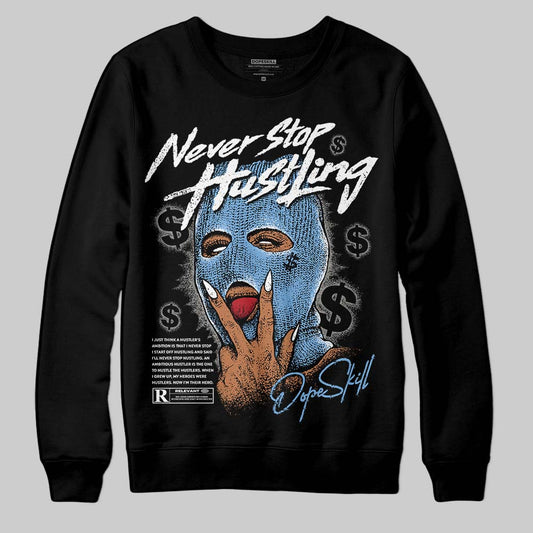 Jordan 12 Retro 'Melo' DopeSkill Sweatshirt Never Stop Hustling Graphic Streetwear - black