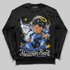 Awake NY x Jordan 5 Retro 'Black Racer Blue' DopeSkill Long Sleeve T-Shirt Heaven Sent Graphic Streetwear - Black