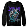 Jordan 6 "Aqua" DopeSkill Sweatshirt Money Loves Me Graphic Streetwear - Black