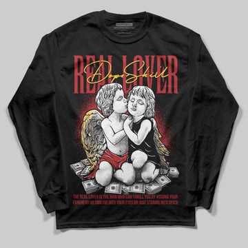 Jordan 14 Golf “Last Shot” DopeSkill Long Sleeve T-Shirt Real Lover Graphic Streetwear - Black
