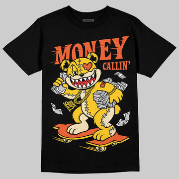 Yellow Sneakers DopeSkill T-Shirt Money Callin' Graphic Streetwear - Black
