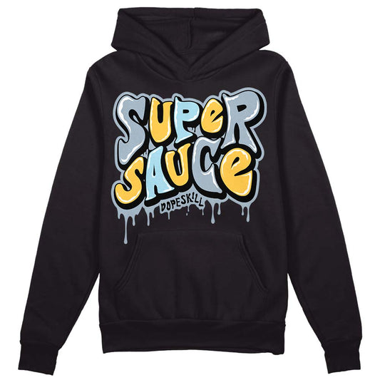 Jordan 13 “Blue Grey” DopeSkill Hoodie Sweatshirt Super Sauce Graphic Streetwear - Black
