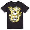 Jordan 11 Low 'Yellow Snakeskin' DopeSkill T-Shirt New Double Bear Graphic Streetwear - Black