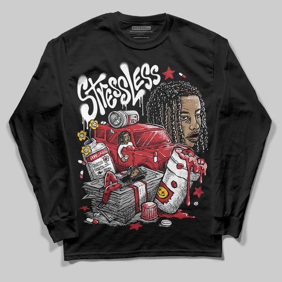 Jordan 1 Low OG "Chicago" DopeSkill Long Sleeve T-Shirt Stressless Graphic Streetwear - Black