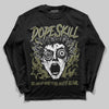 Olive Sneakers DopeSkill Long Sleeve T-Shirt Root of Evil Graphic Streetwear - Black