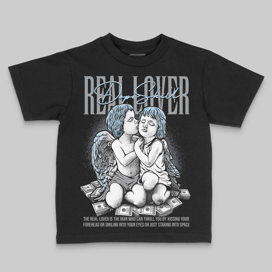 Jordan 5 Retro Wolf Grey (2026) DopeSkill Toddler Kids T-shirt Real Lover Graphic Streetwear - Black