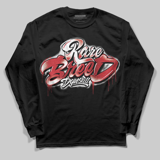 Jordan 1 High OG “Ruby” DopeSkill Long Sleeve T-Shirt Rare Breed Type Graphic Streetwear - Black