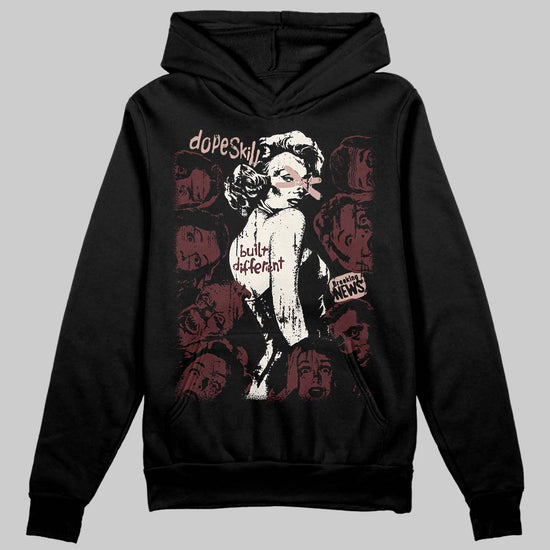 Jordan 11 “China” DopeSkill Hoodie Sweatshirt Built Different Graphic Streetwear - Black