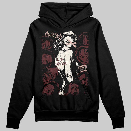 Jordan 11 “China” DopeSkill Hoodie Sweatshirt Built Different Graphic Streetwear - Black