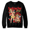 Jordan 5 "Dunk On Mars" DopeSkill Sweatshirt Looking For Love Graphic Streetwear - Black