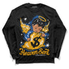 Dunk Blue Jay and University Gold DopeSkill Long Sleeve T-Shirt Heaven Sent Graphic Streetwear - Black