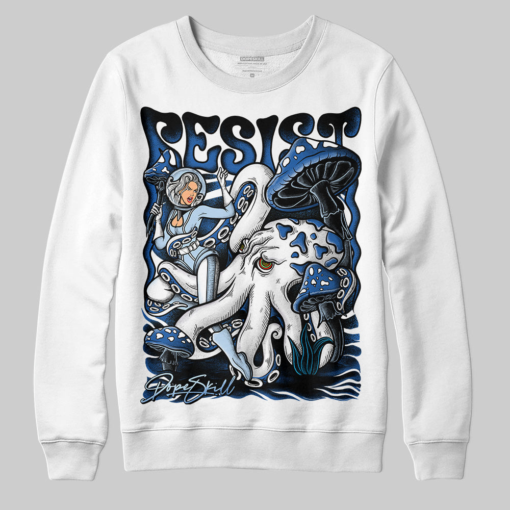 Jordan 11 Low “Space Jam” DopeSkill Sweatshirt Resist Graphic Streetwear - White 