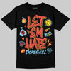 Red Sneakers DopeSkill T-Shirt Let 'em Hate Graphic Streetwear - Black