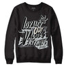 Jordan 1 Retro Low OG Black Cement DopeSkill Sweatshirt LOVE Graphic Streetwear - Black