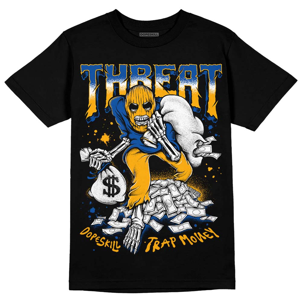 Dunk Blue Jay and University Gold DopeSkill T-Shirt Threat Graphic Streetwear - black