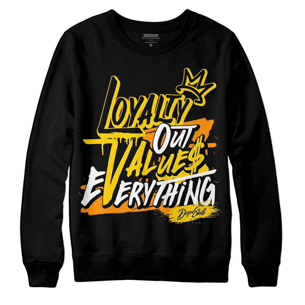 Jordan 6 “Yellow Ochre” DopeSkill Sweatshirt LOVE Graphic Streetwear - Black