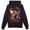 Jordan 3 “Fire Red” DopeSkill Hoodie Sweatshirt Heaven Sent Graphic Streetwear - black