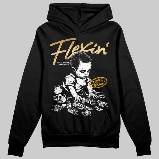 Jordan 12 Retro 'Taxi' 2025 DopeSkill Hoodie Sweatshirt Flexin' Graphic Streetwear - Black