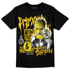 Jordan 4 Retro “Vivid Sulfur” DopeSkill T-Shirt Drip'n Never Tripp'n Graphic Streetwear - Black