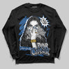 Jordan 1 Low OG “Storm Blue” DopeSkill Long Sleeve T-Shirt NPC Graphic Streetwear - Black