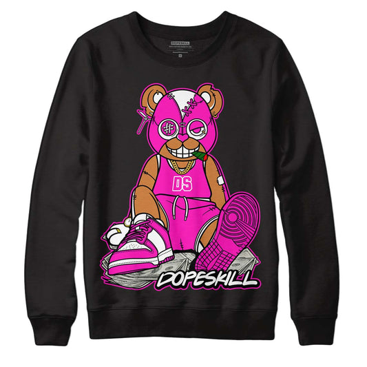 Dunk Low GS “Active Fuchsia” DopeSkill Sweatshirt Greatest Graphic Streetwear - Black