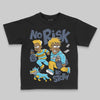 Jordan 11 Retro Gamma Blue (2025) DopeSkill Toddler Kids T-shirt No Risk No Story Graphic Streetwear - Black