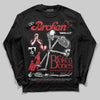 Jordan 1 Low OG "Chicago" DopeSkill Long Sleeve T-Shirt Broken Bones Graphic Streetwear - Black