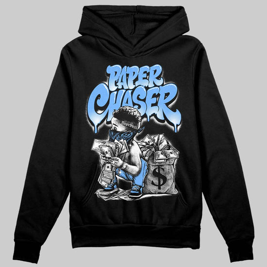 Jordan 5 Black University Blue DopeSkill Hoodie Sweatshirt Paper Chaser Boy Graphic Streetwear - black