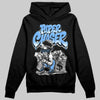 Jordan 5 Black University Blue DopeSkill Hoodie Sweatshirt Paper Chaser Boy Graphic Streetwear - black