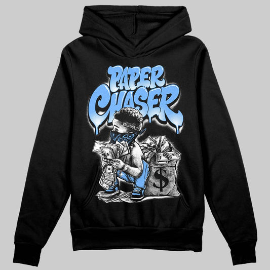 Jordan 5 Black University Blue DopeSkill Hoodie Sweatshirt Paper Chaser Boy Graphic Streetwear - black
