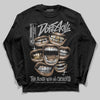 Jordan 4 OG “White Cement” DopeSkill Long Sleeve T-Shirt The Mouth With No Droughts Graphic Streetwear - Black