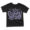 Jordan 5 Retro Low Indigo Haze DopeSkill Toddler Kids T-shirt Queen Graphic Streetwear - Black