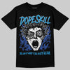 Royal Blue Sneakers DopeSkill T-Shirt Root of Evil Graphic Streetwear - Black