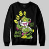 Neon Green Sneakers DopeSkill Sweatshirt Make Money Graphic Streetwear - black