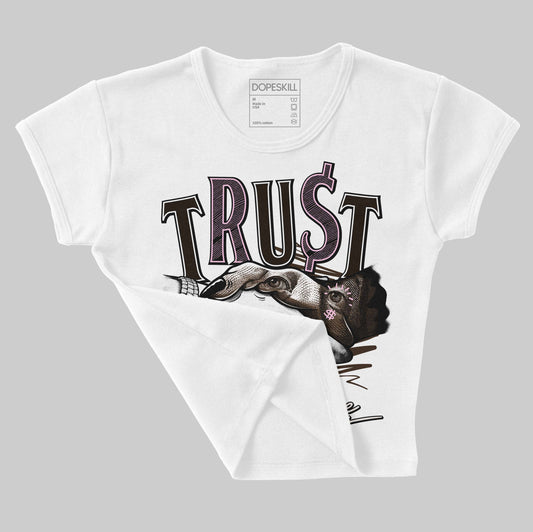 Neapolitan 11s DopeSkill Women's Crop Top Trust No One Graphic