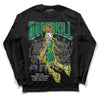 Jordan 5 “Lucky Green” DopeSkill Long Sleeve T-Shirt Thunder Dunk Graphic Streetwear - Black