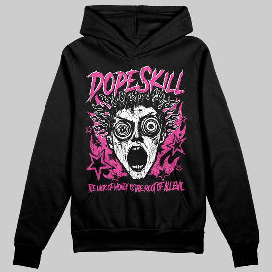 Pink Sneakers DopeSkill Hoodie Sweatshirt Root of Evil Graphic Streetwear - Black