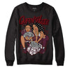 Jordan 5 Retro Burgundy (2023) DopeSkill Sweatshirt Queen Of Hustle Graphic Streetwear - Black