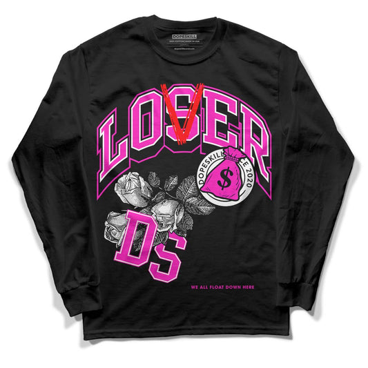 Dunk Low GS “Active Fuchsia” DopeSkill Long Sleeve T-Shirt Loser Lover Graphic Streetwear - Black