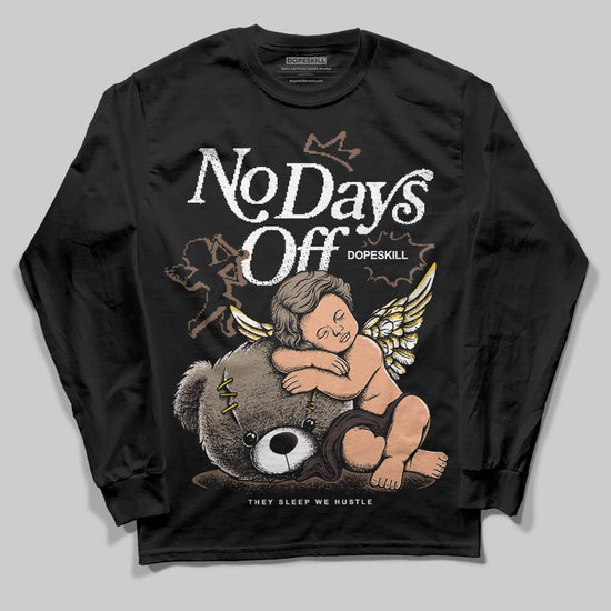 SoleFly x Air Jordan 12 Retro SP 'Cafecito/Baroque Brown' DopeSkill Long Sleeve T-Shirt New No Days Off Graphic Streetwear - Black