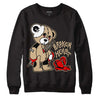 TAN Sneakers DopeSkill Sweatshirt Broken Heart Graphic Streetwear - Black