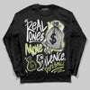 Jordan 11 “Inner Beast” DopeSkill Long Sleeve T-Shirt Real Ones Move In Silence Graphic Streetwear - black