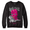 Jordan 1 Low GS “Fierce Pink” Dopeskill Sweatshirt Money Talks Graphic Streetwear - Black